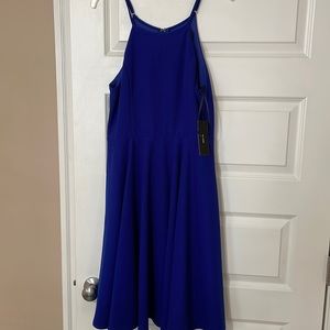 NWT LULUs Royal Blue Midi dress